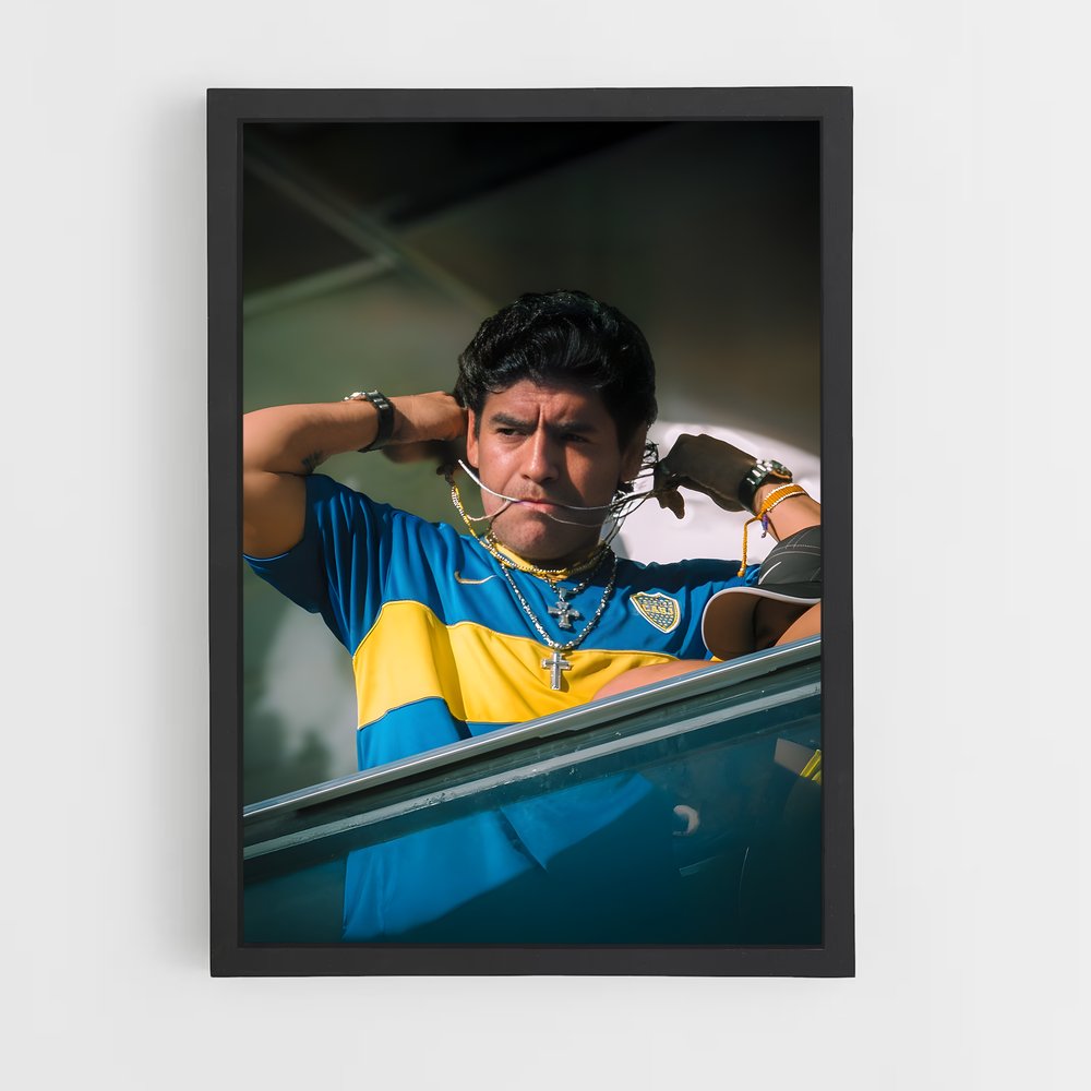 Poster La Légende en Bleu et Jaune (vue 2)